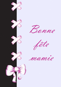 Douceur de mamie avec un joli n&oelig;ud